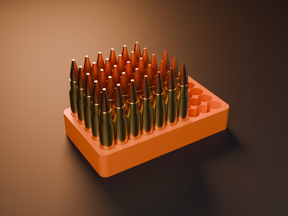 Calibre ammo tray (render)